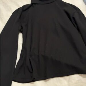 BUNDLE ITEM *Black Turtleneck Long Sleeve Top